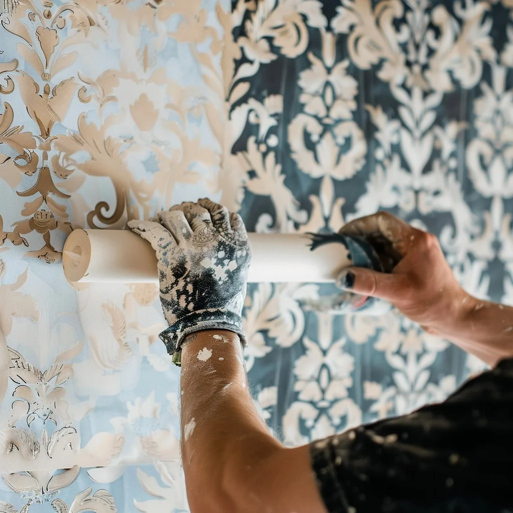 wall papering service image